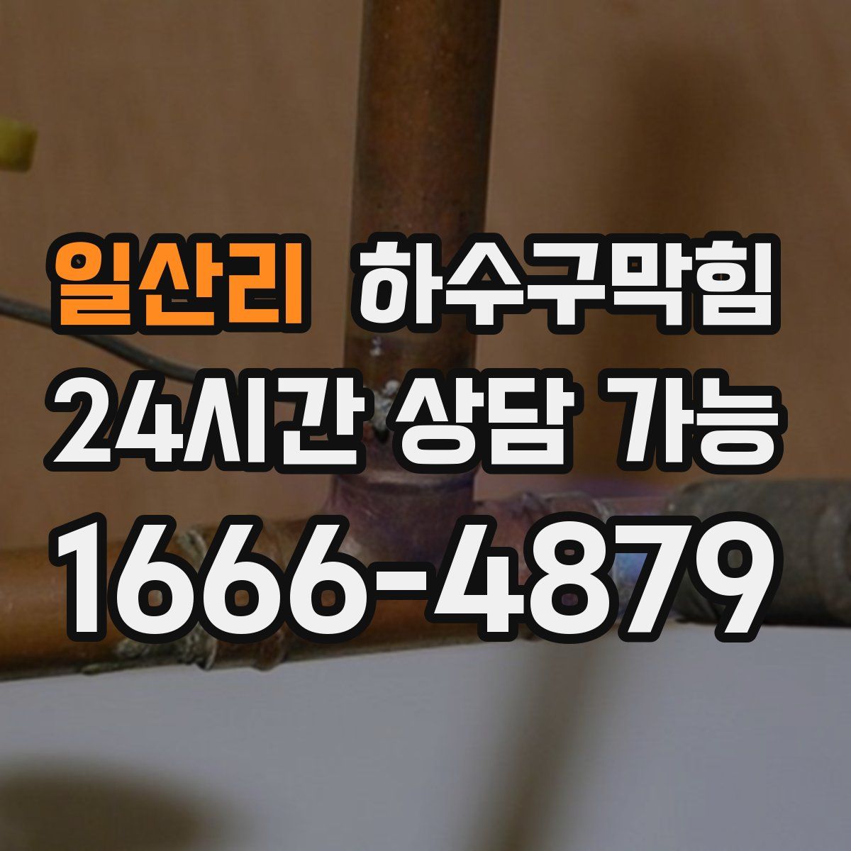 일산리 하수구막힘