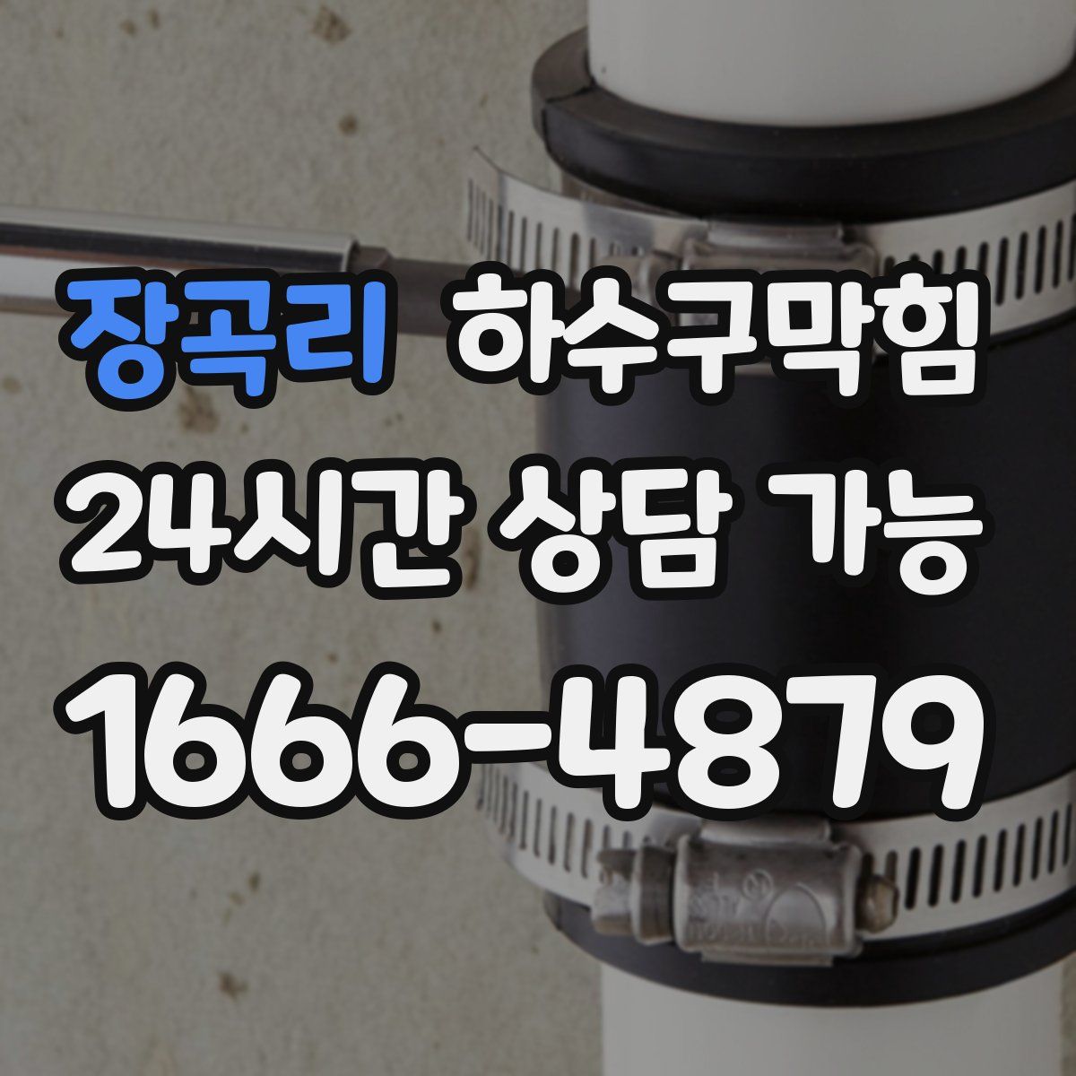 장곡리 하수구막힘