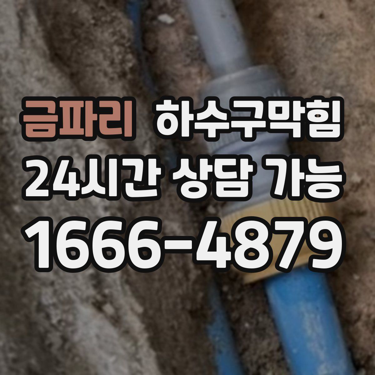 금파리 하수구막힘