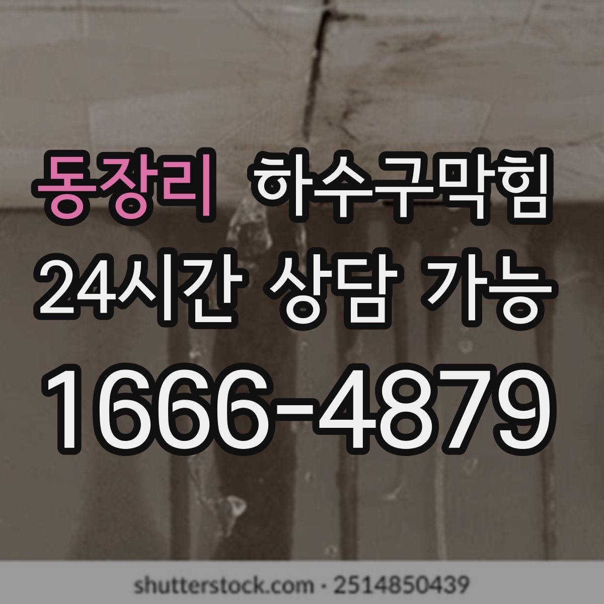 동장리 하수구막힘