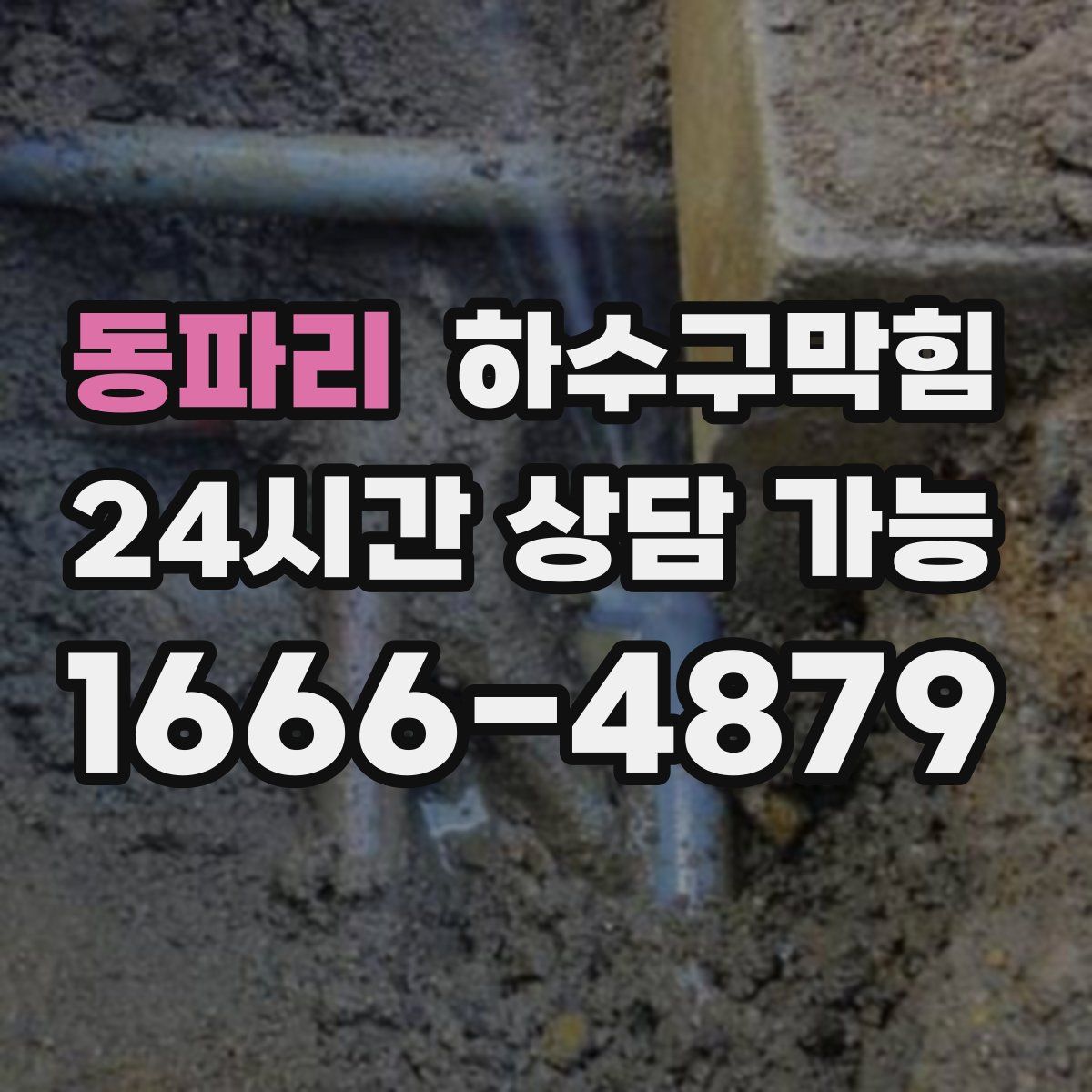 동파리 하수구막힘