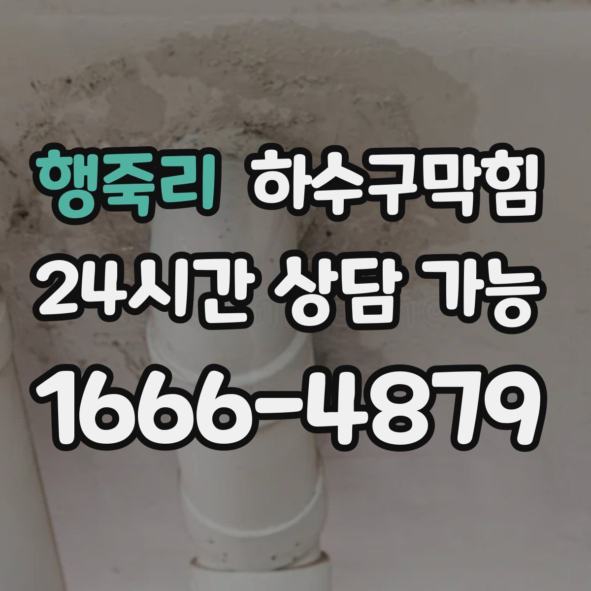 행죽리 하수구막힘