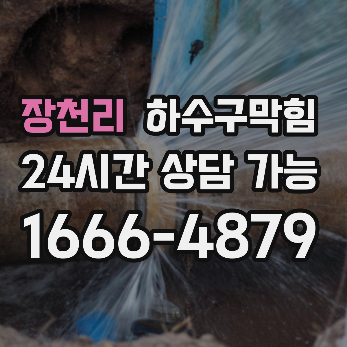 장천리 하수구막힘