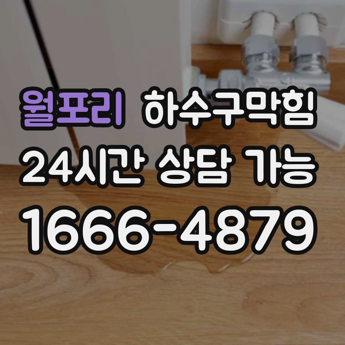 월포리 하수구막힘