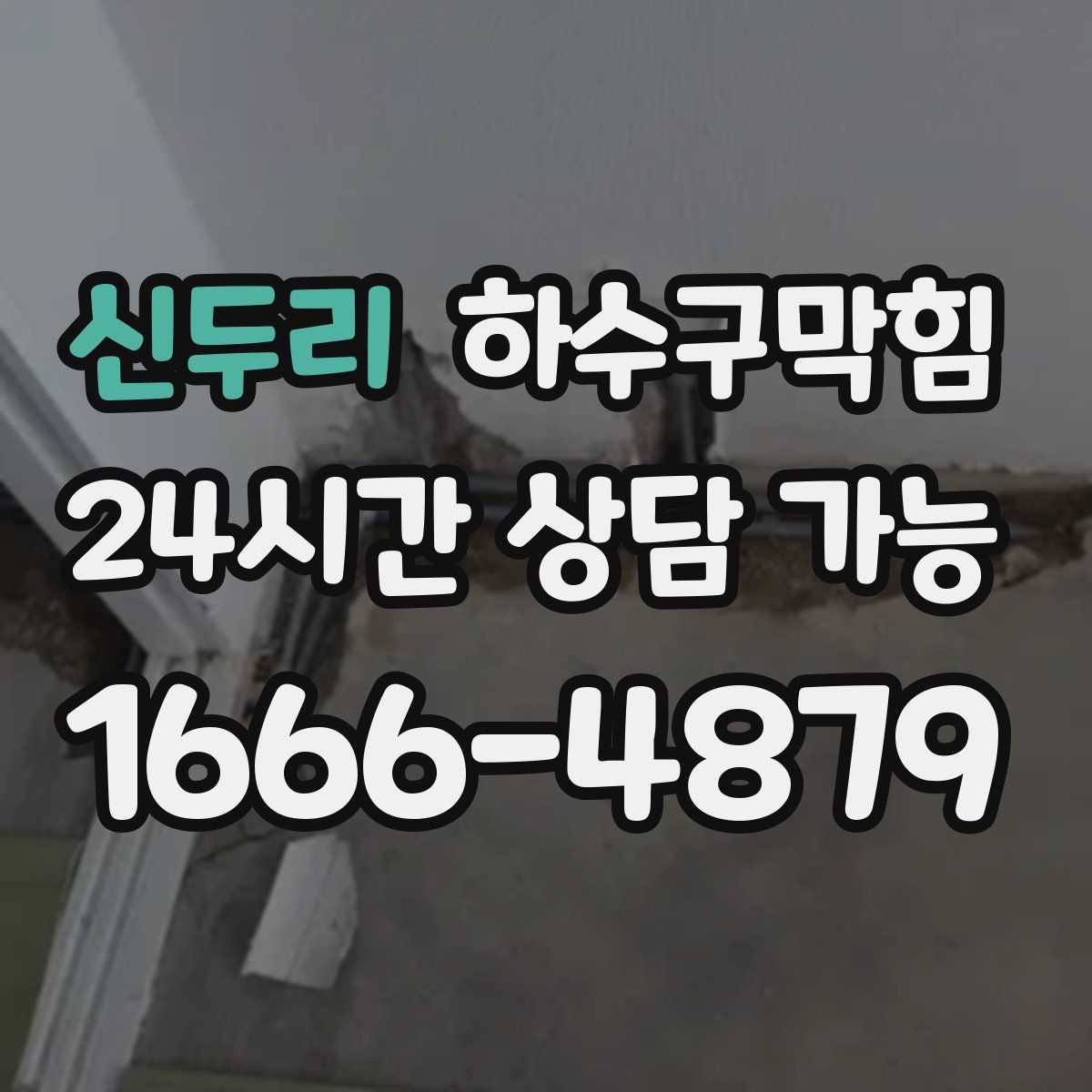 신두리 하수구막힘