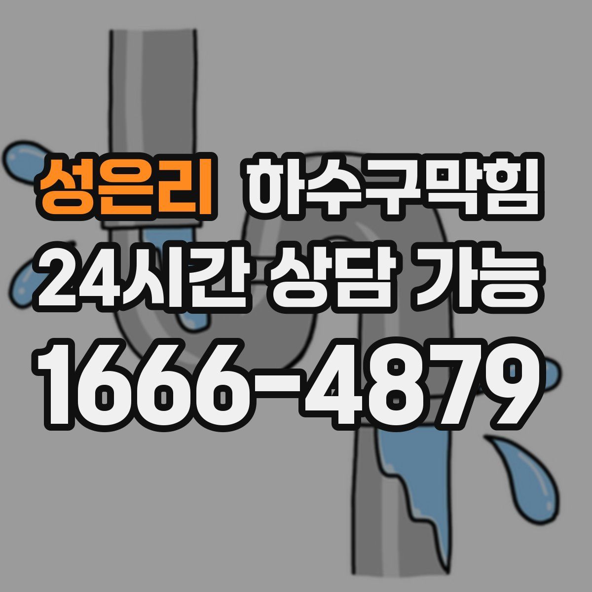 성은리 하수구막힘