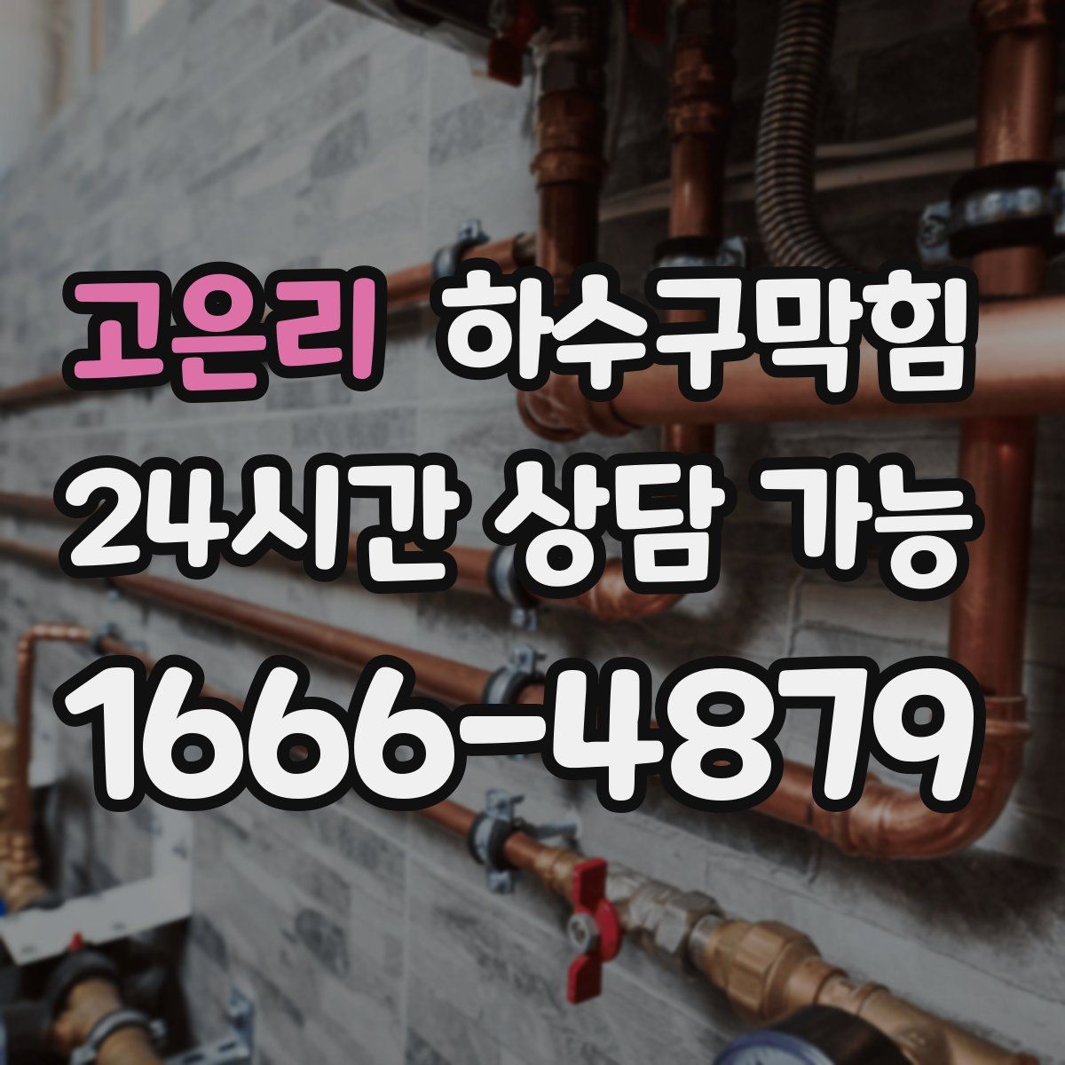 고은리 하수구막힘