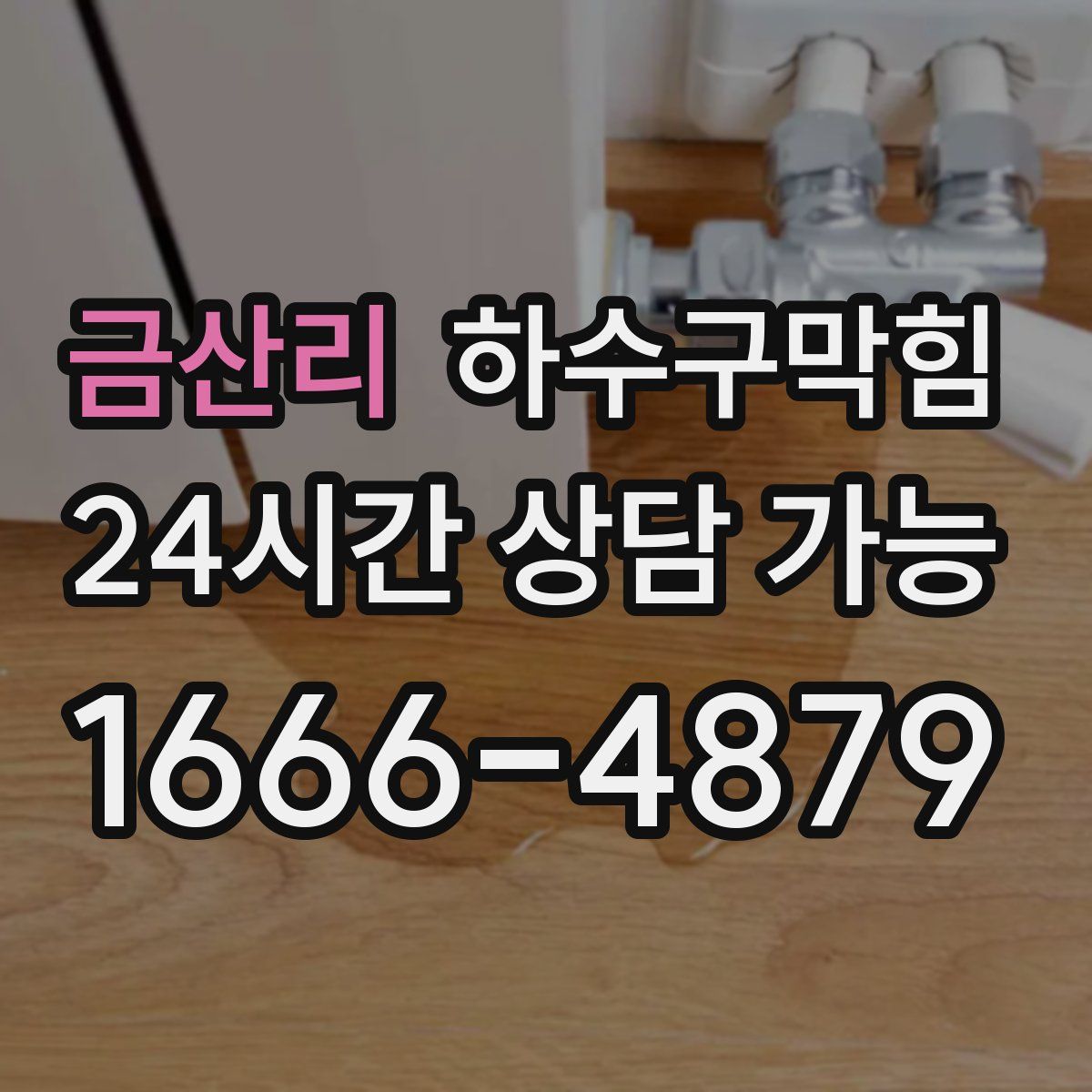 금산리 하수구막힘