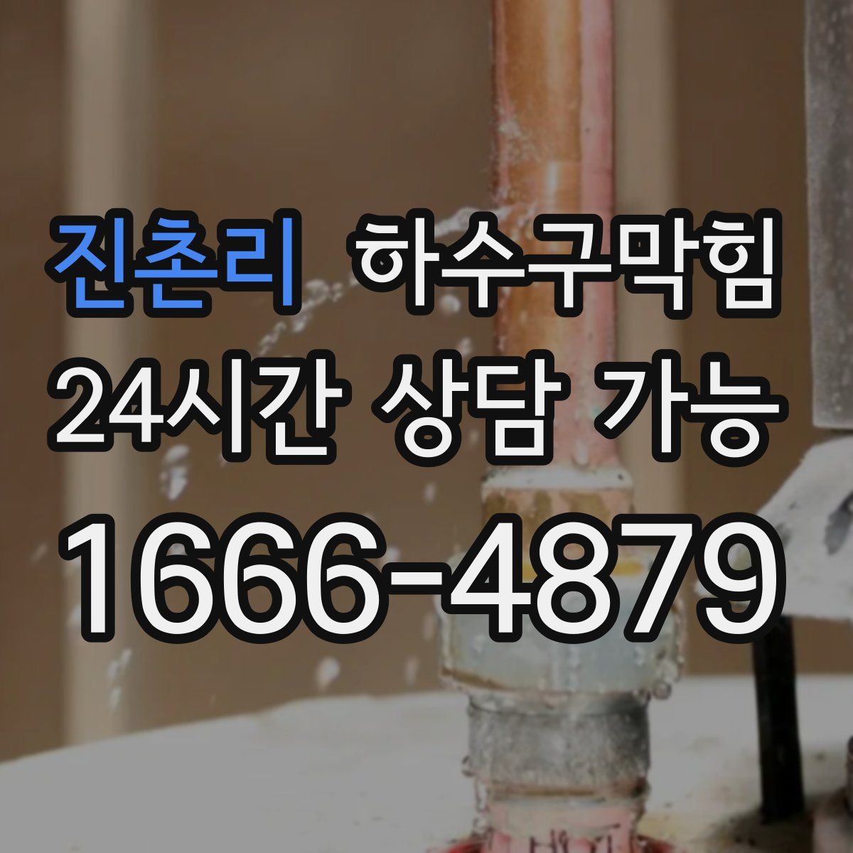 진촌리 하수구막힘