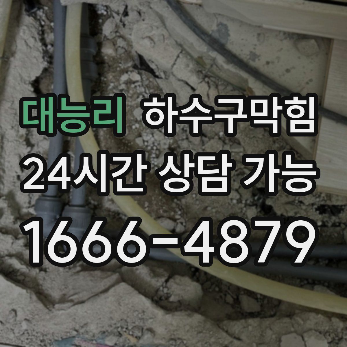 대능리 하수구막힘