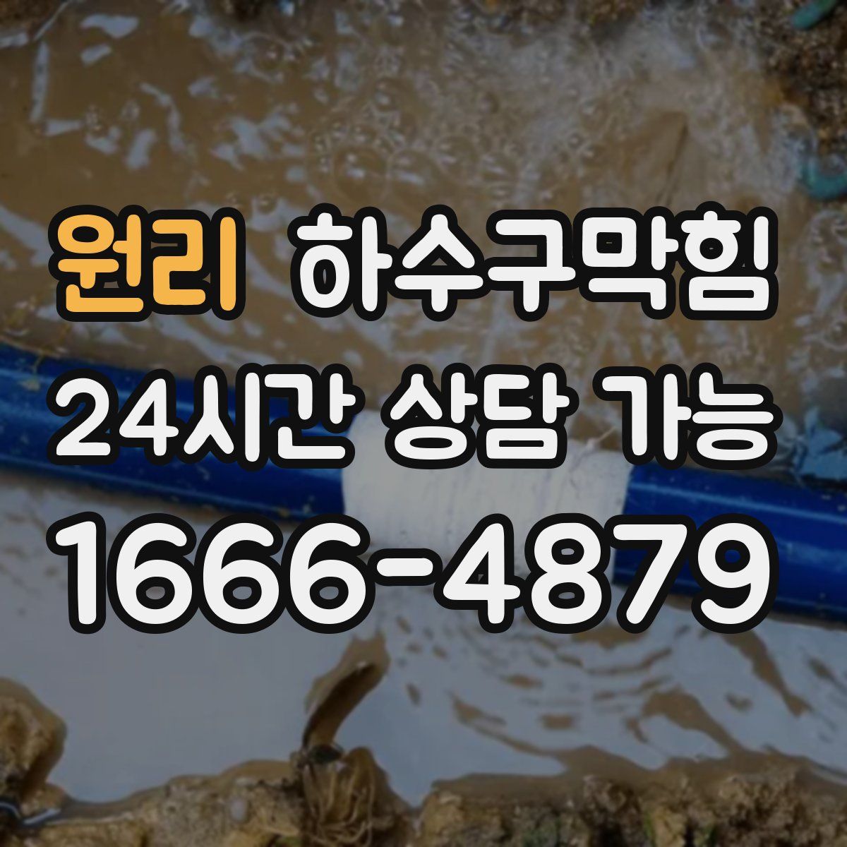 원리 하수구막힘