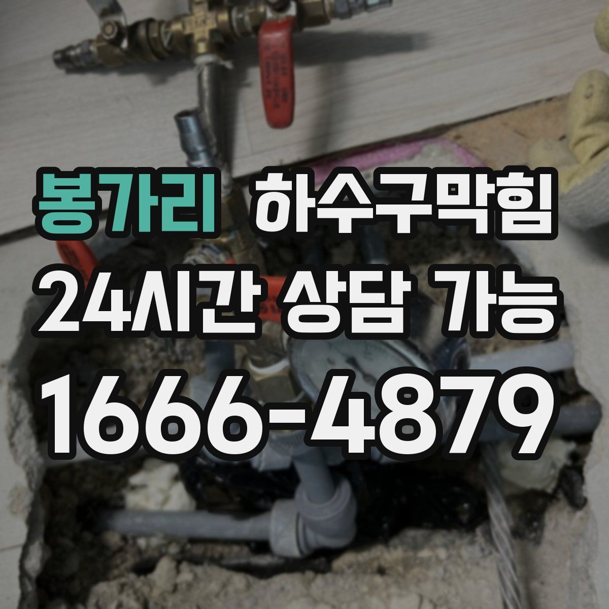 봉가리 하수구막힘