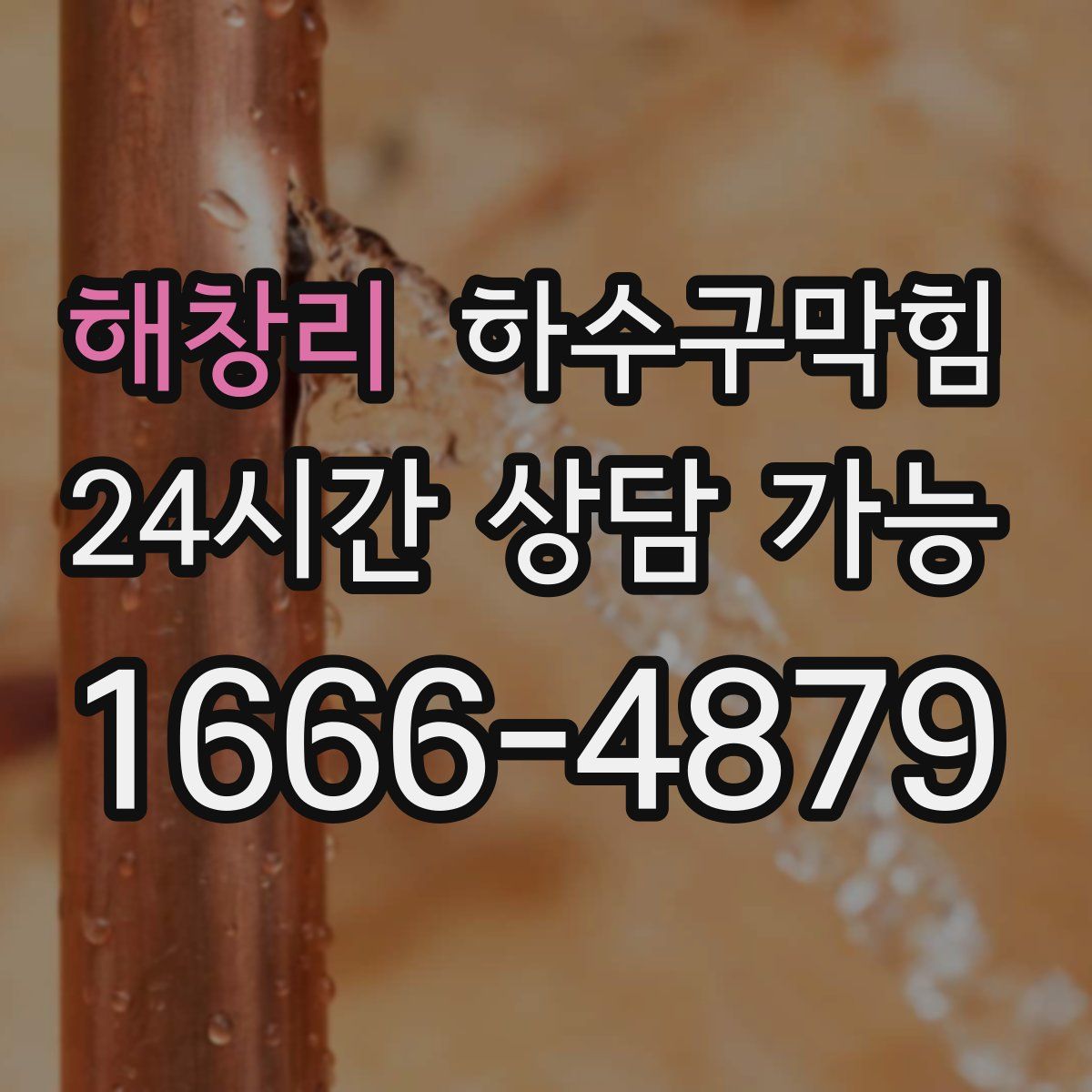 해창리 하수구막힘