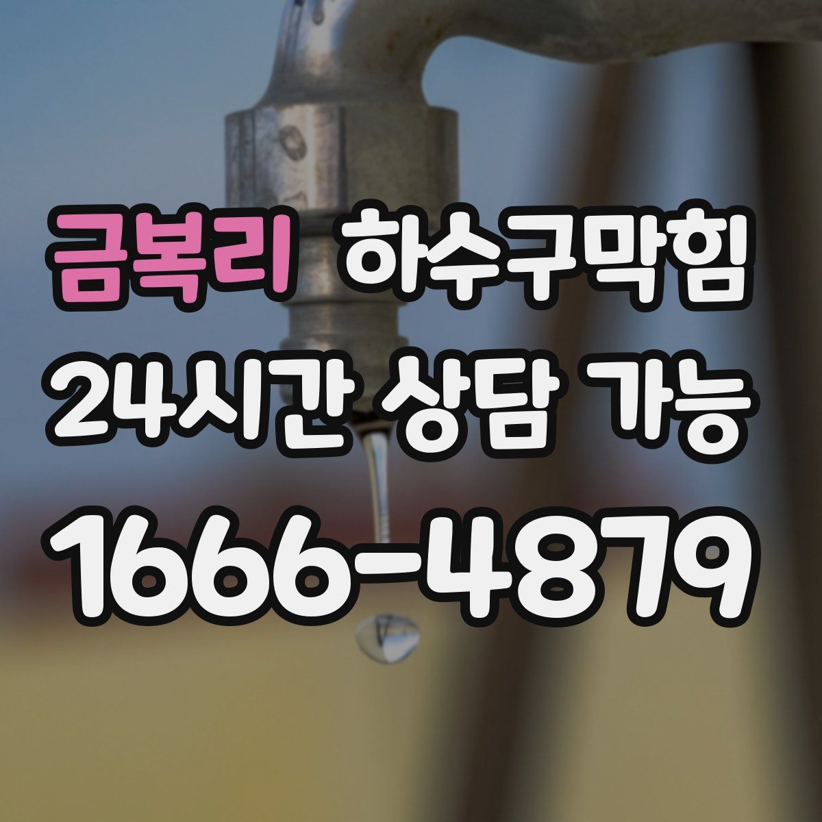 금복리 하수구막힘