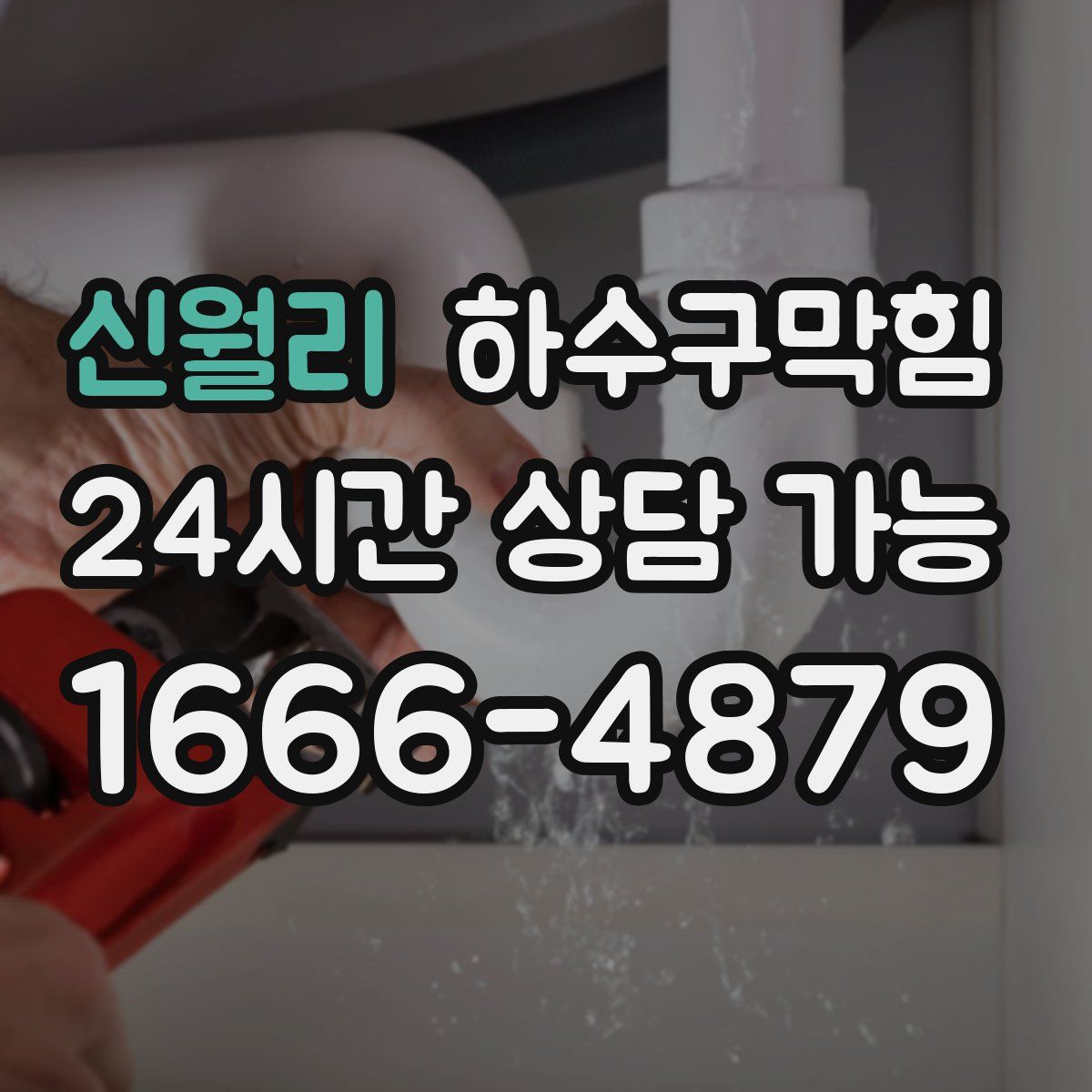 신월리 하수구막힘