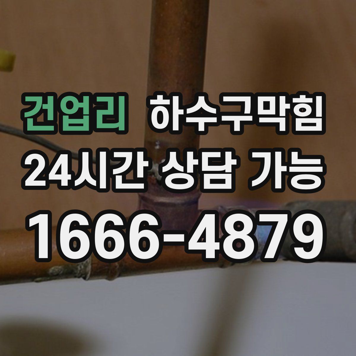 건업리 하수구막힘