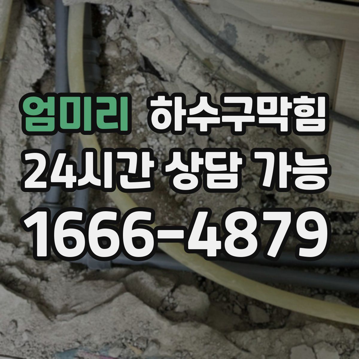 엄미리 하수구막힘