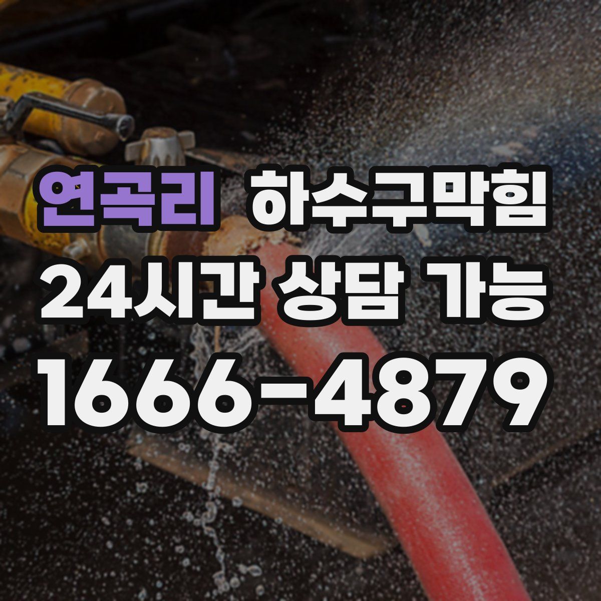 연곡리 하수구막힘