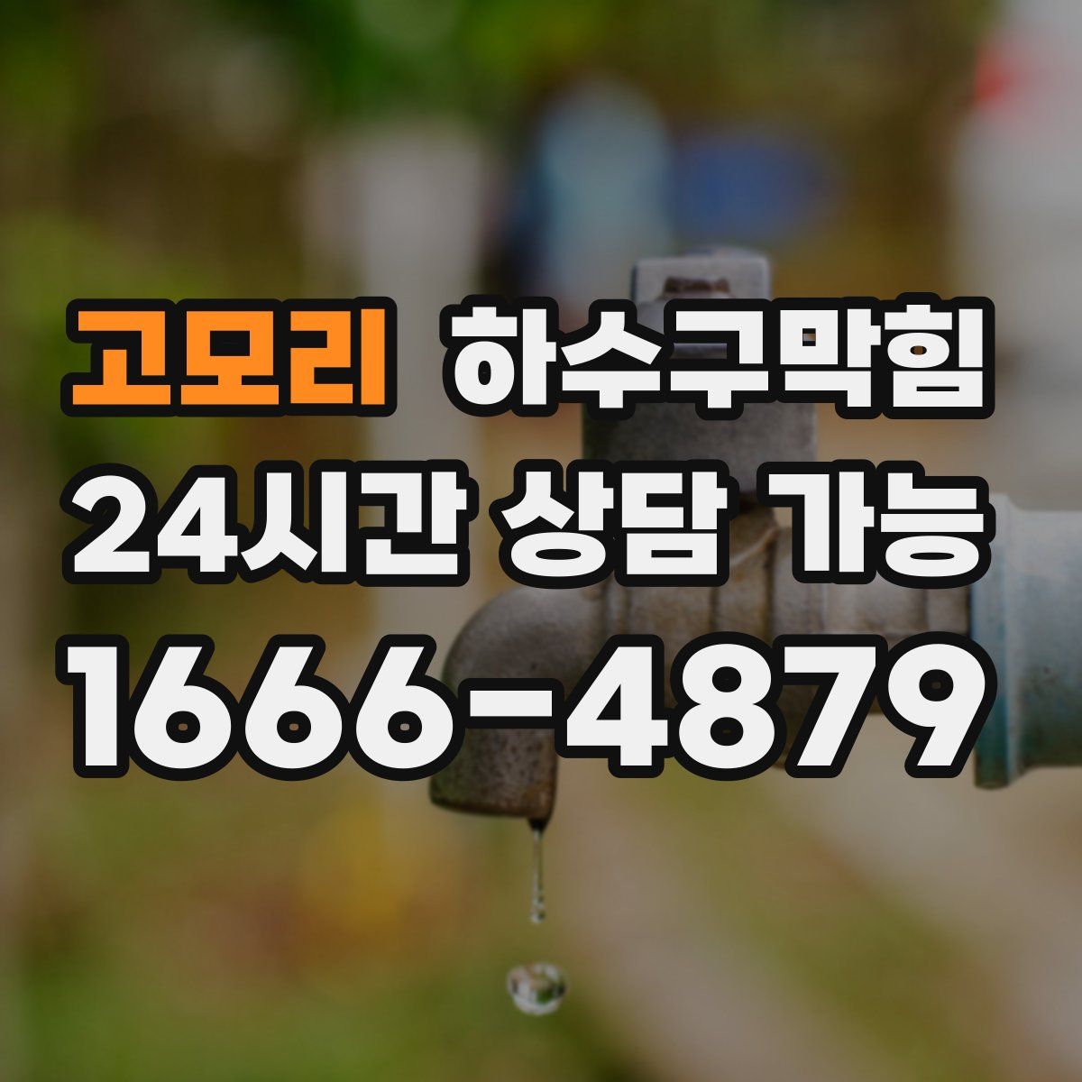 고모리 하수구막힘