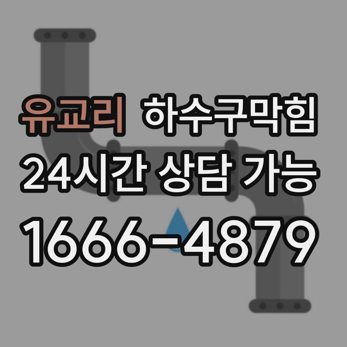 유교리 하수구막힘