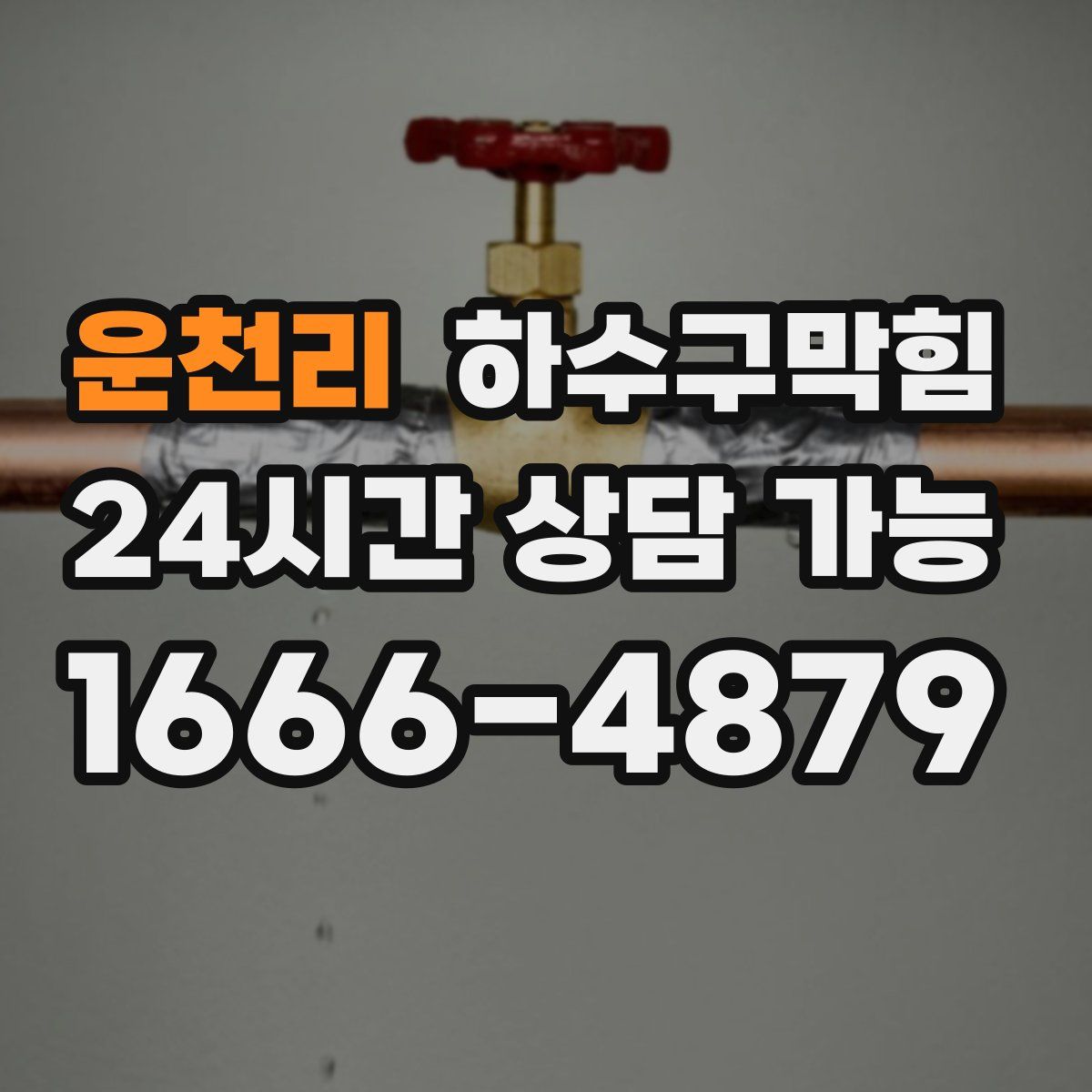 운천리 하수구막힘