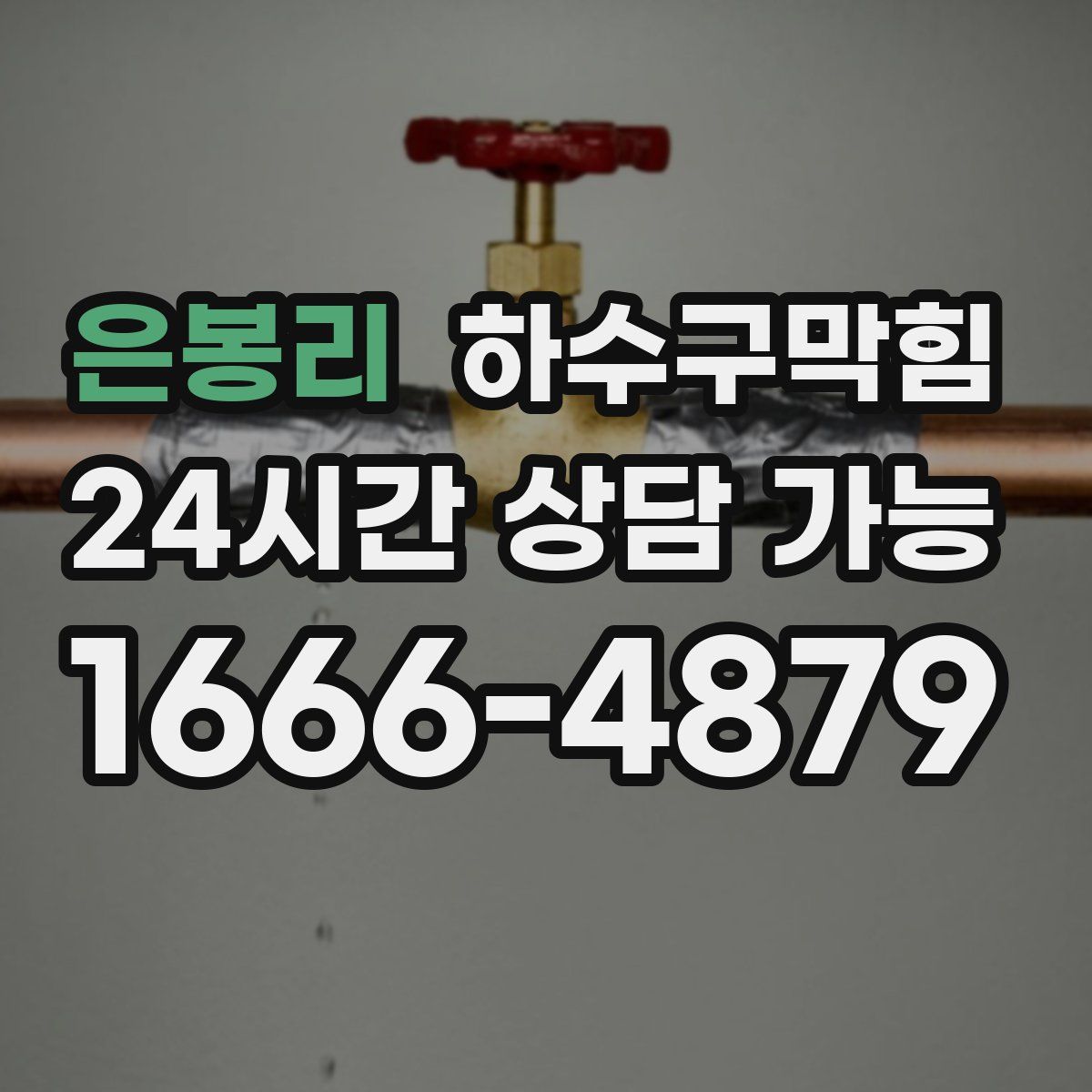 은봉리 하수구막힘