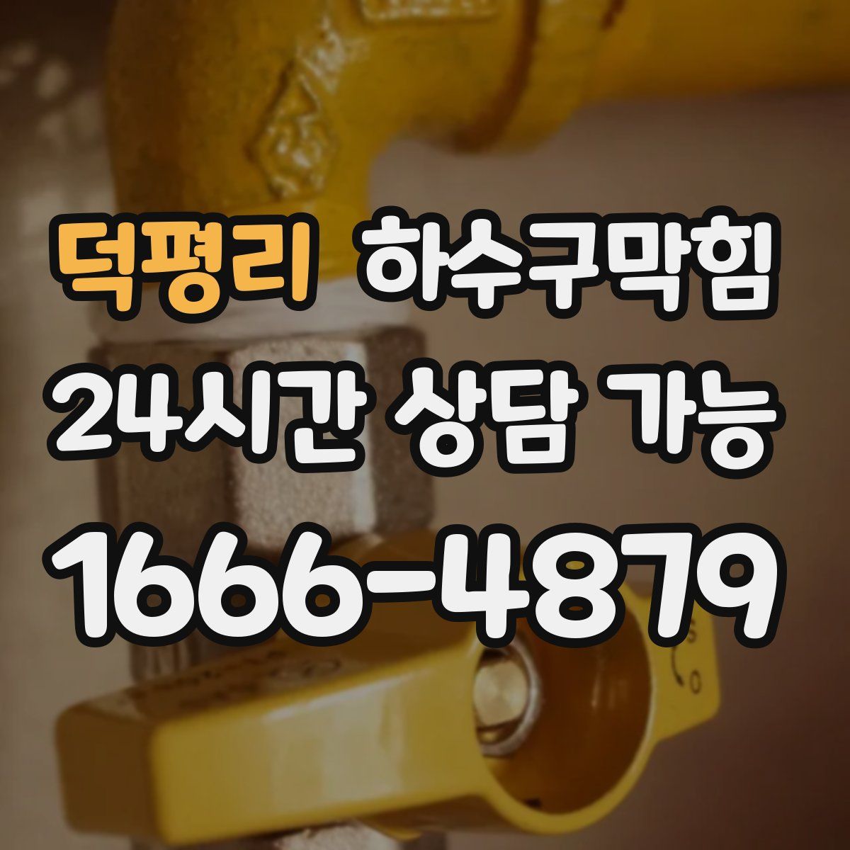 덕평리 하수구막힘