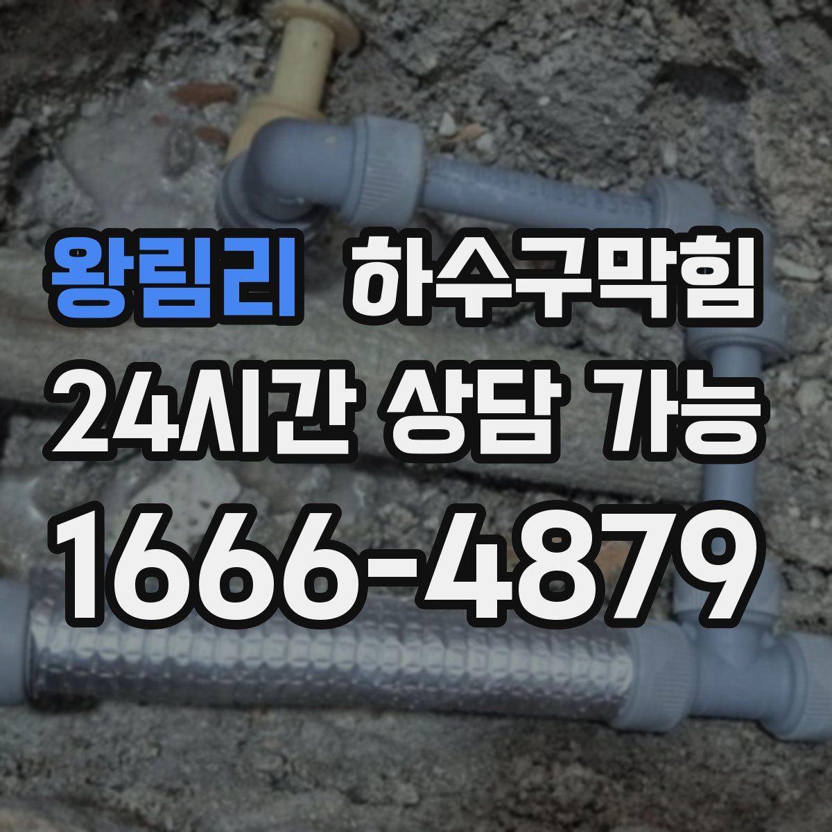 왕림리 하수구막힘