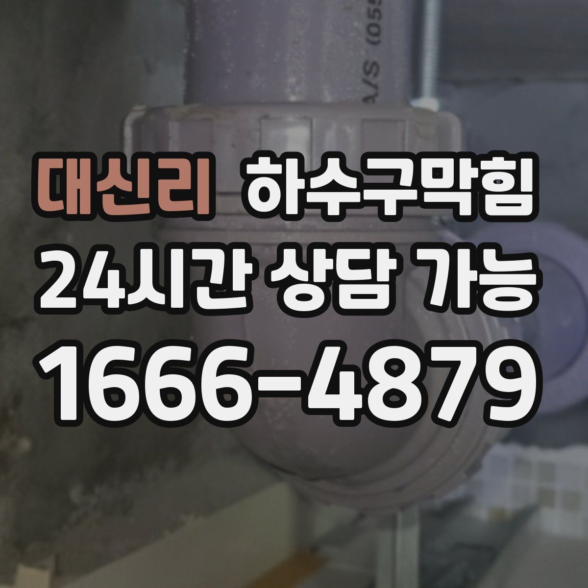 대신리 하수구막힘