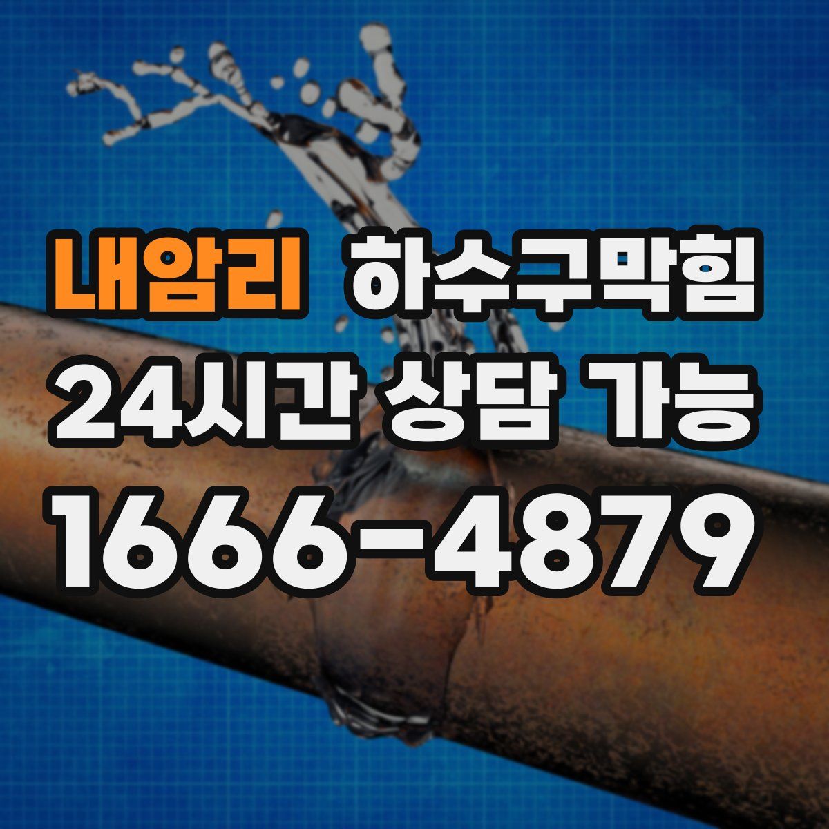 내암리 하수구막힘