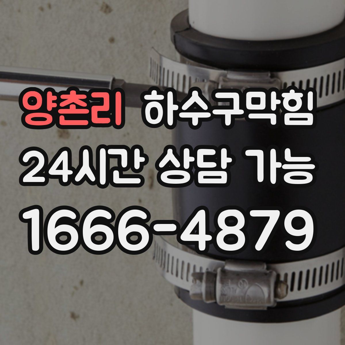 양촌리 하수구막힘