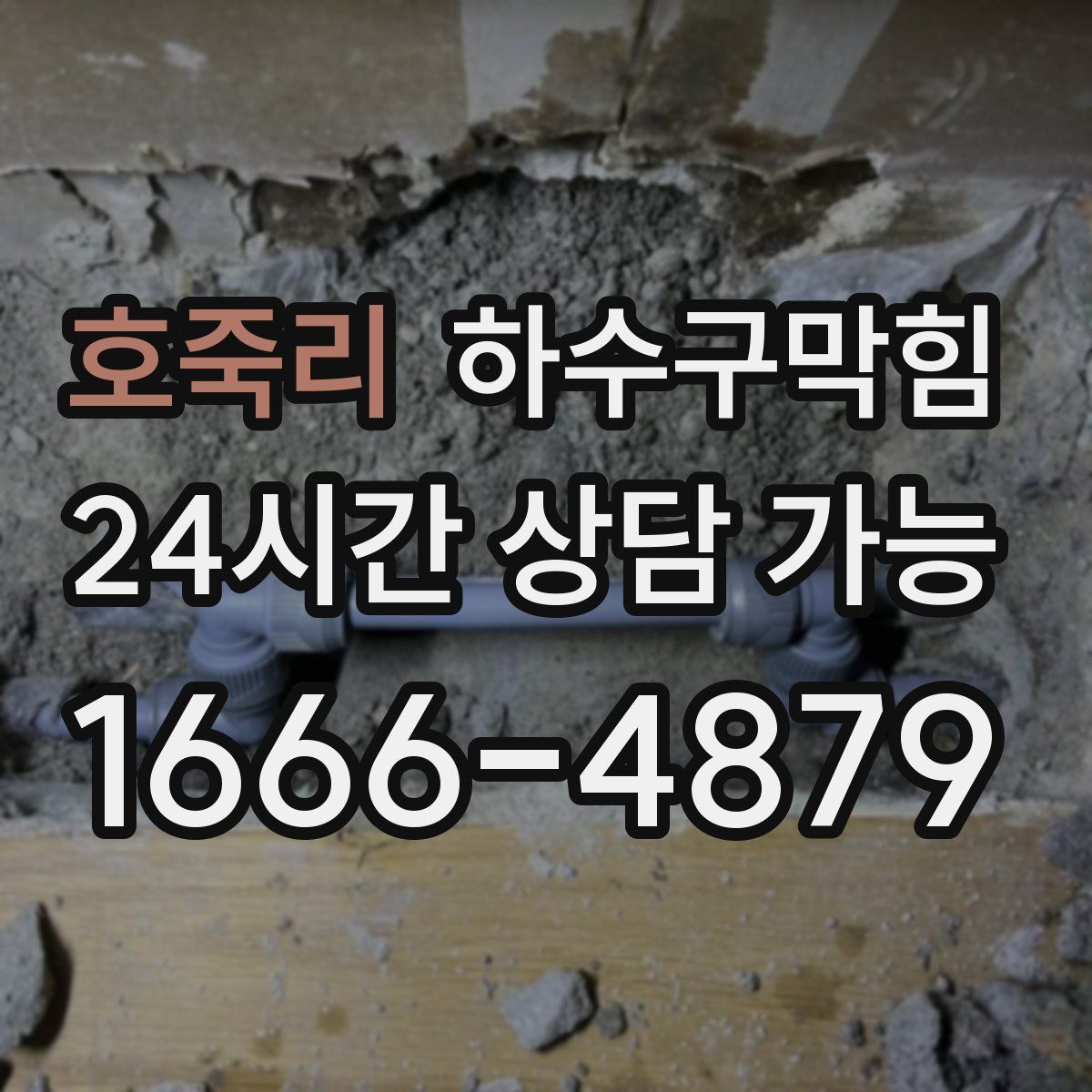 호죽리 하수구막힘