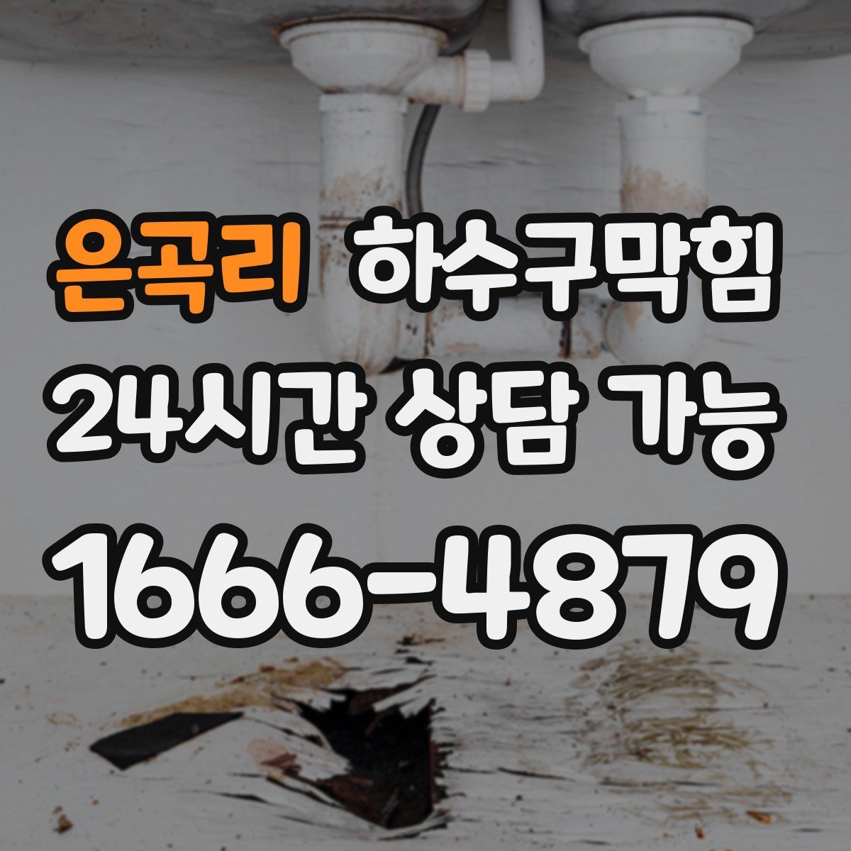 은곡리 하수구막힘