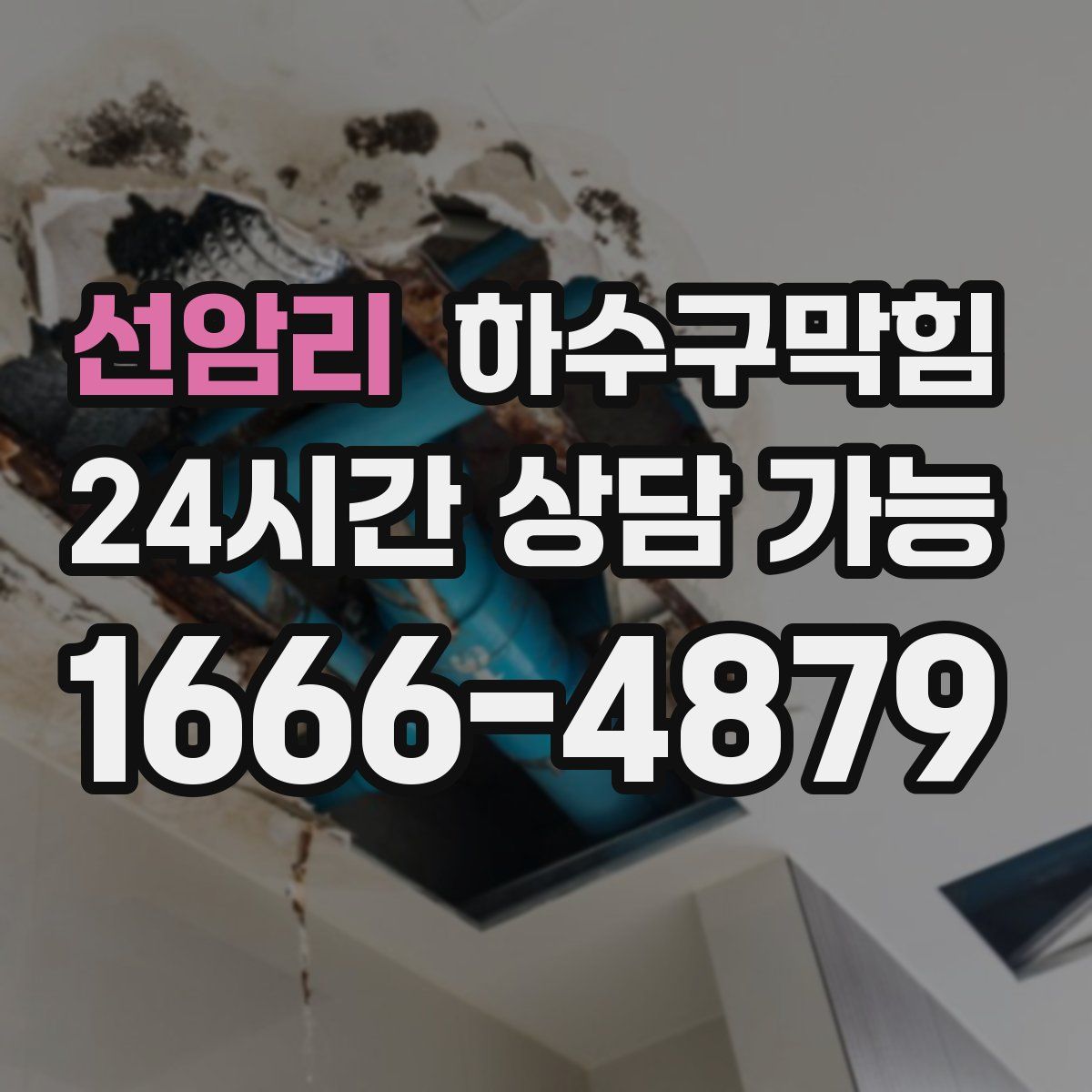 선암리 하수구막힘