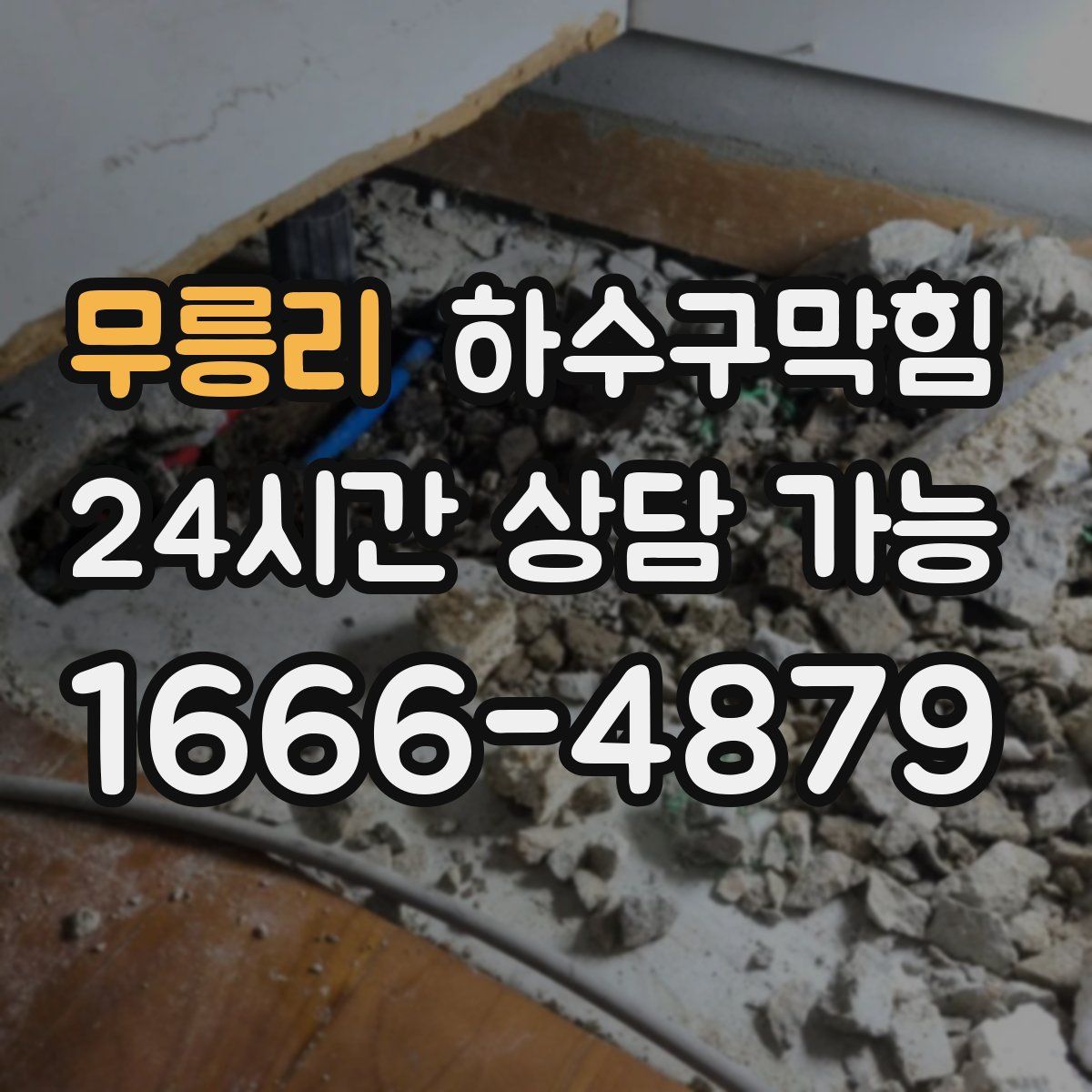 무릉리 하수구막힘