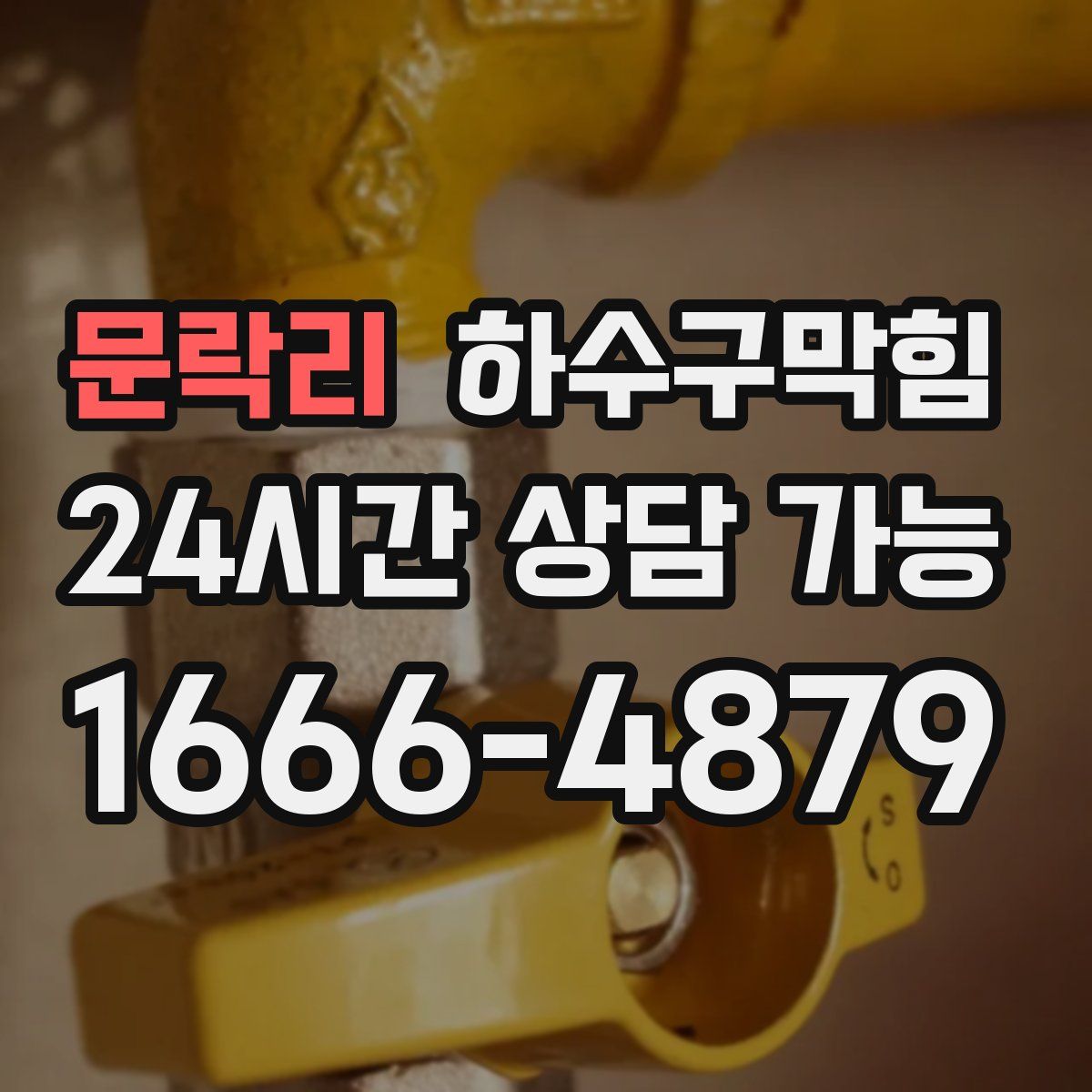 문락리 하수구막힘