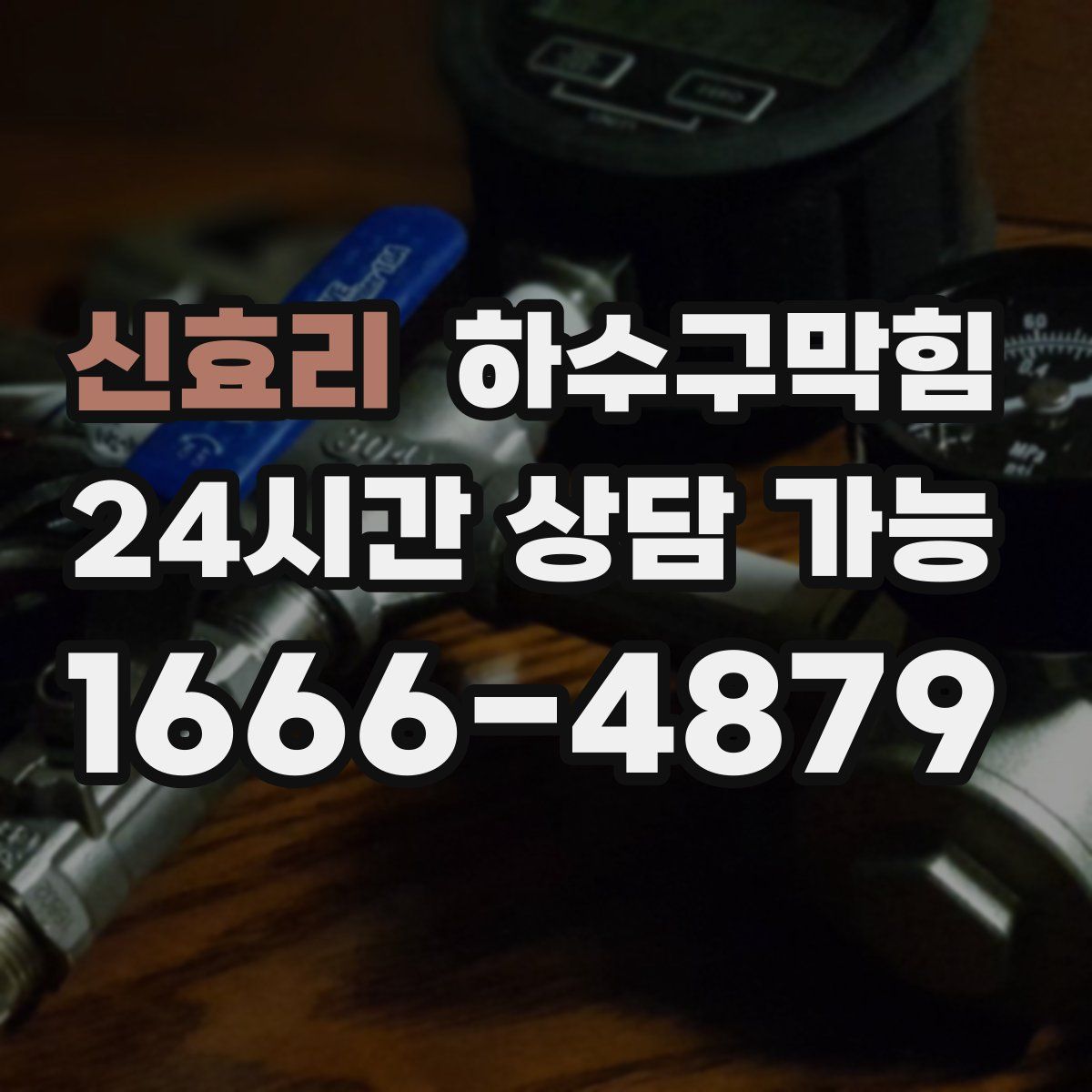 신효리 하수구막힘