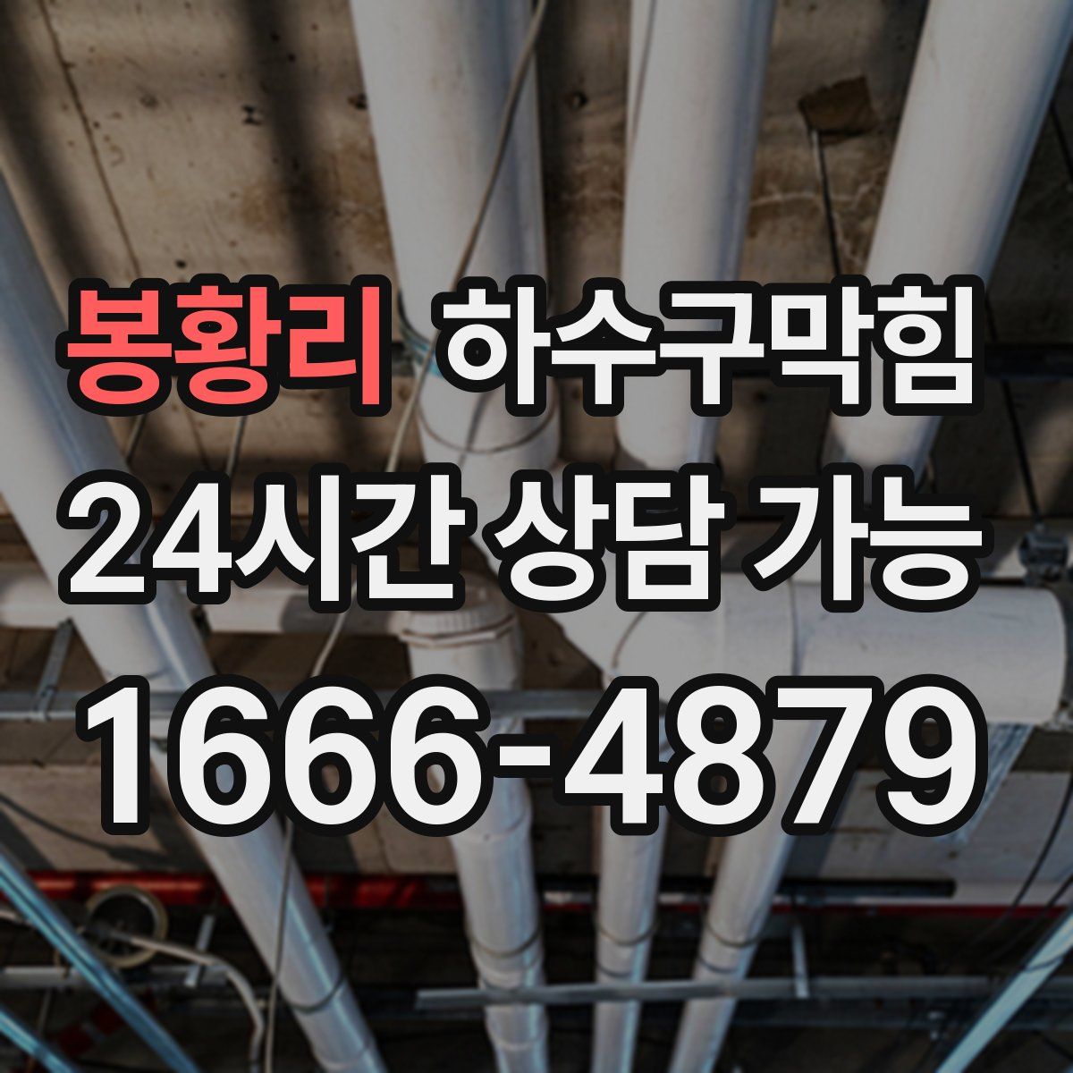 봉황리 하수구막힘