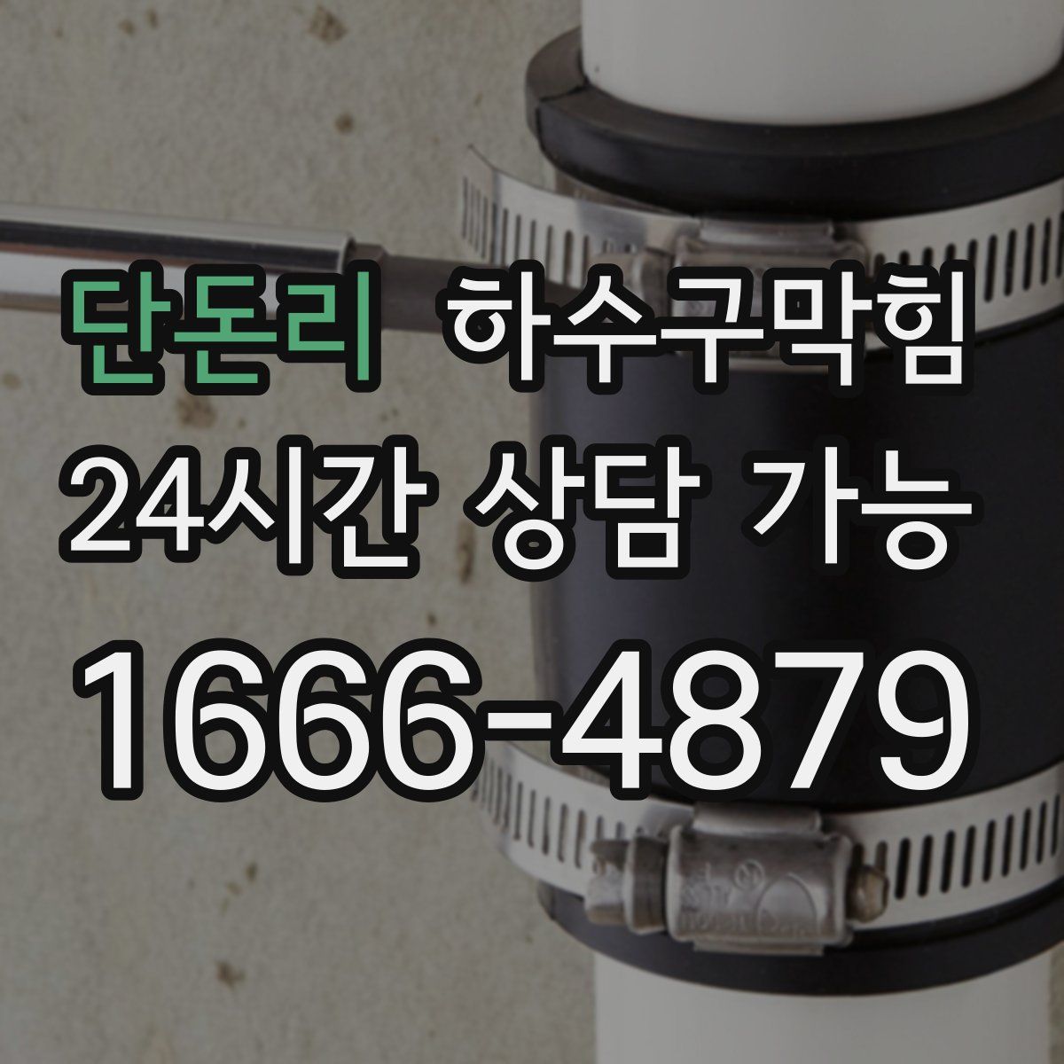 단돈리 하수구막힘