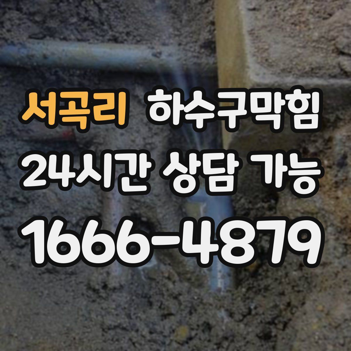 서곡리 하수구막힘