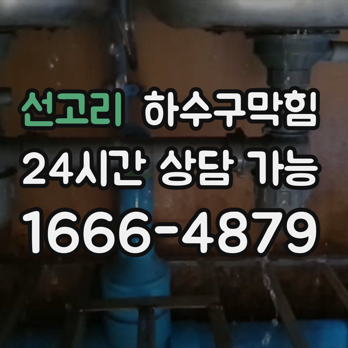 선고리 하수구막힘