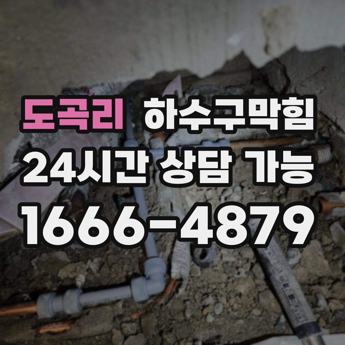 도곡리 하수구막힘