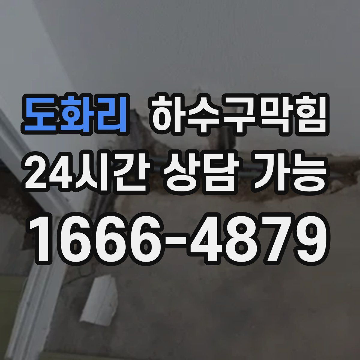 도화리 하수구막힘