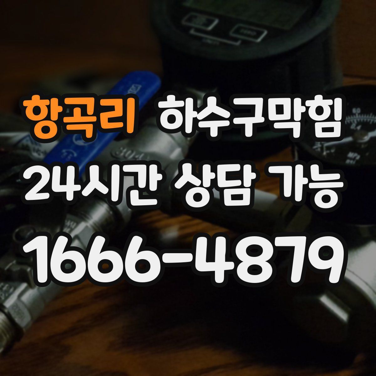 항곡리 하수구막힘