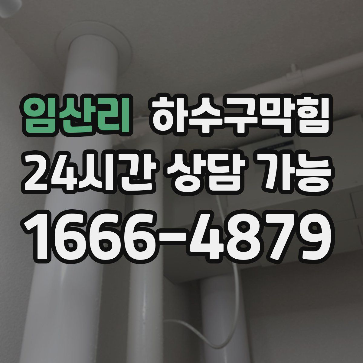 임산리 하수구막힘