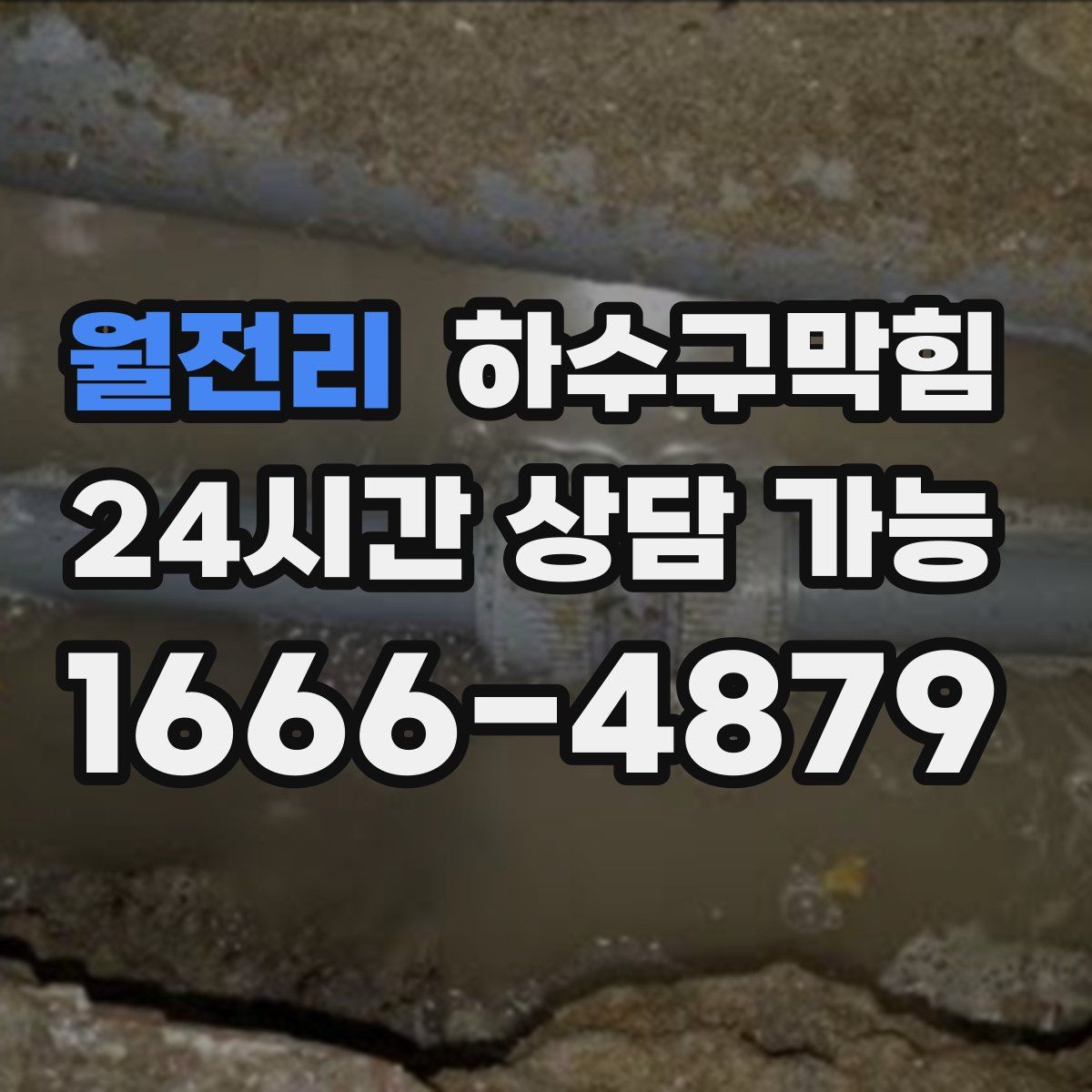 월전리 하수구막힘