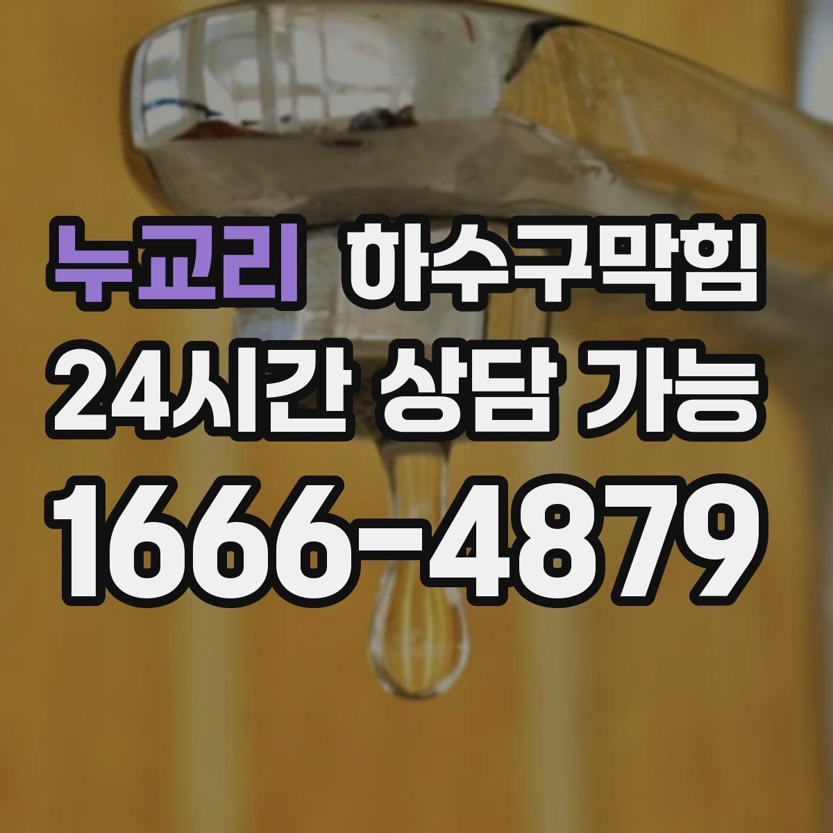 누교리 하수구막힘