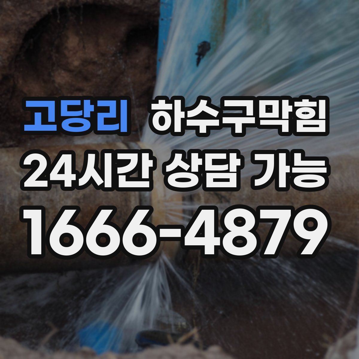 고당리 하수구막힘