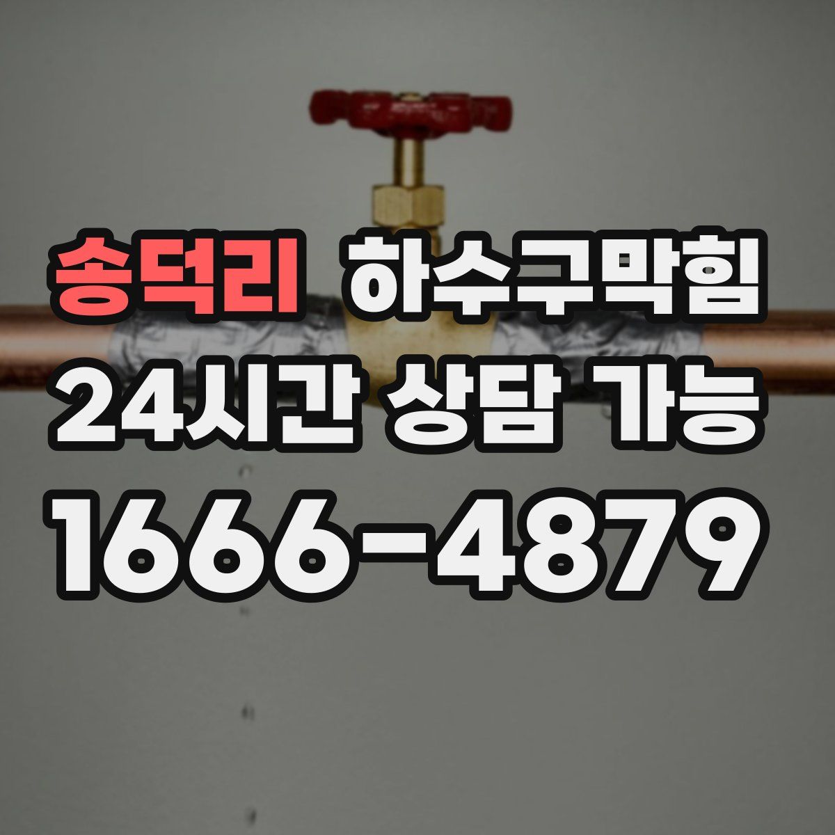 송덕리 하수구막힘