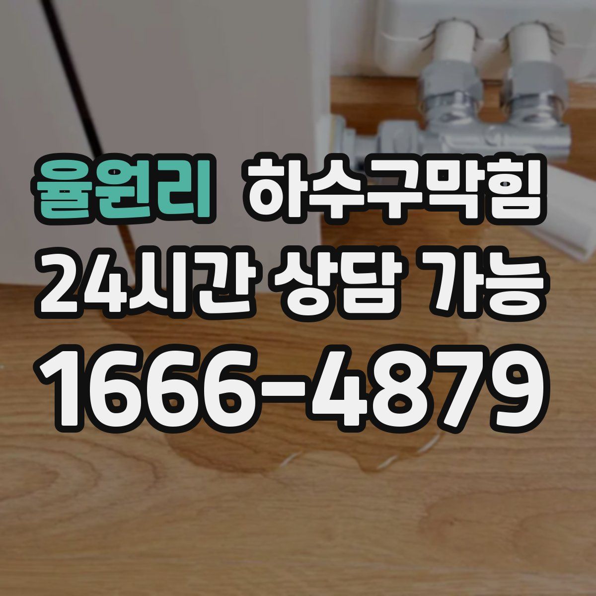 율원리 하수구막힘